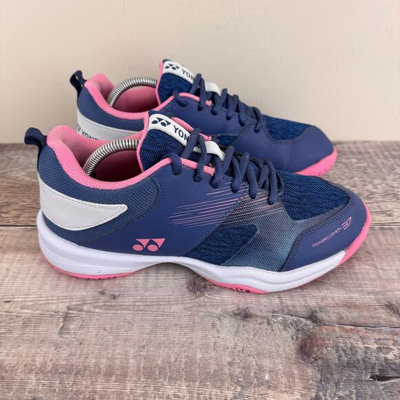 Yonex Power Cushion 37 Shoes Women's 8.5 Mens 7 Indoor Badminton Squash READ - Picture 2 of 12